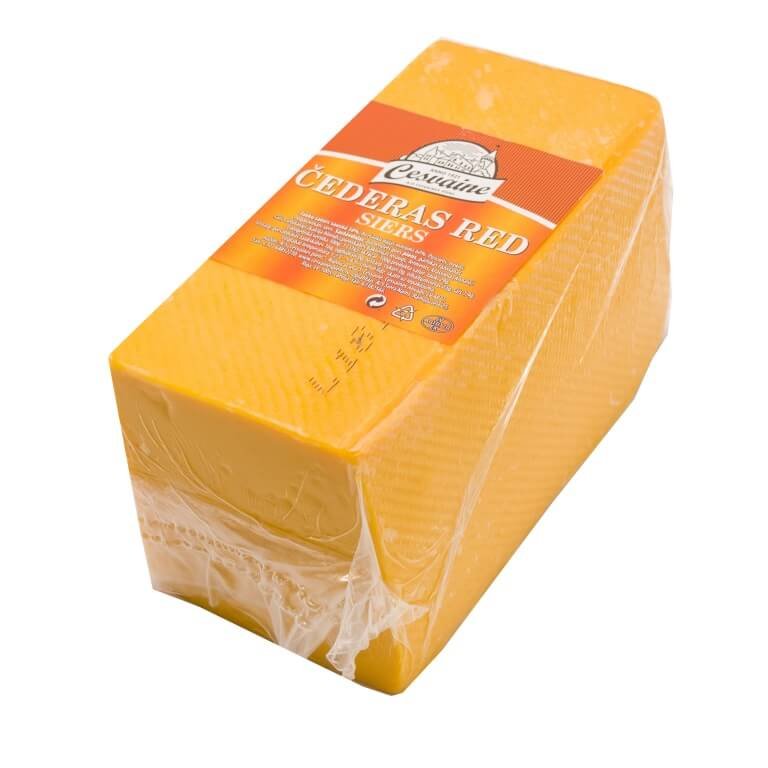 Сыр Cesvaine Чеддер красный 50%