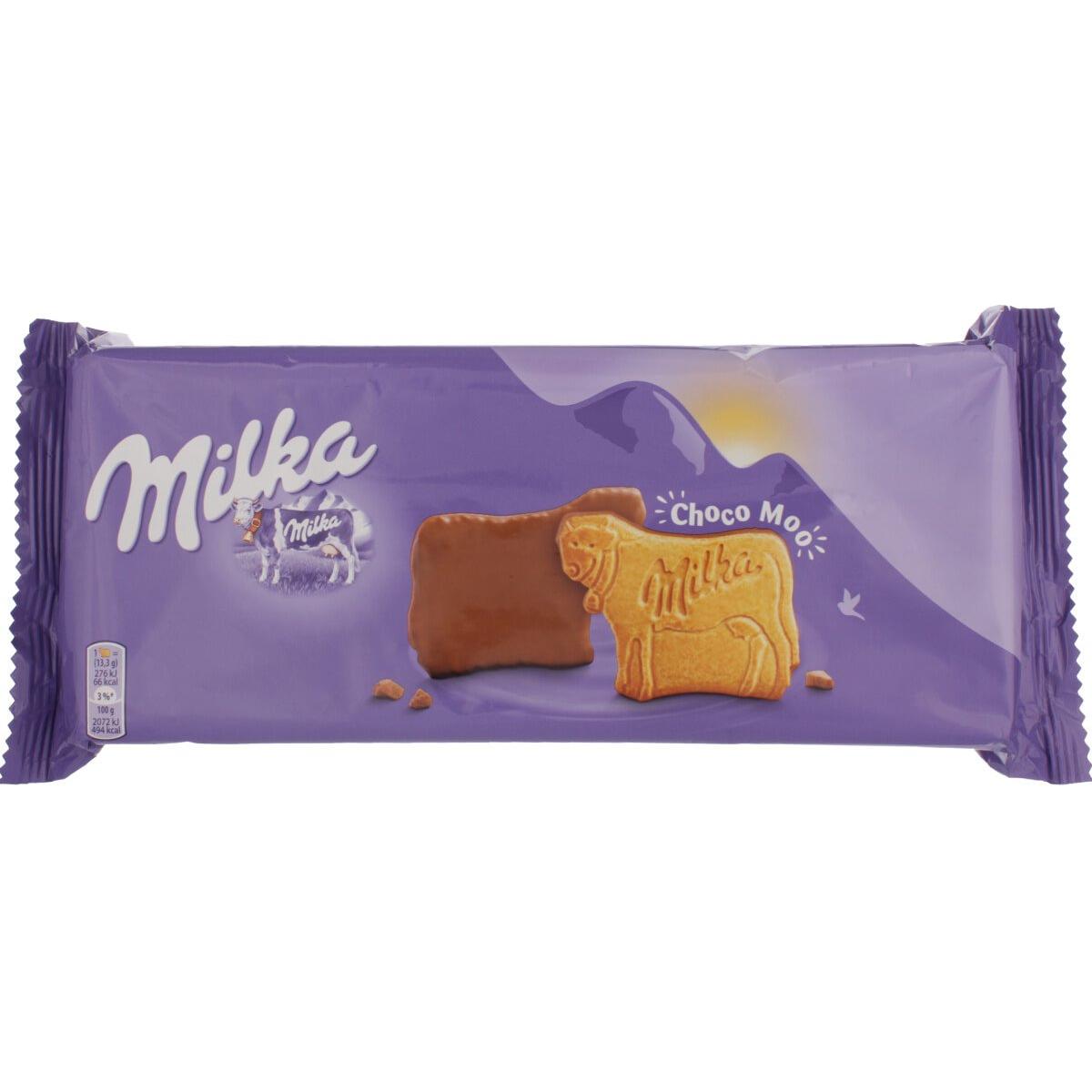 Печенье Milka в шоколадной глазури