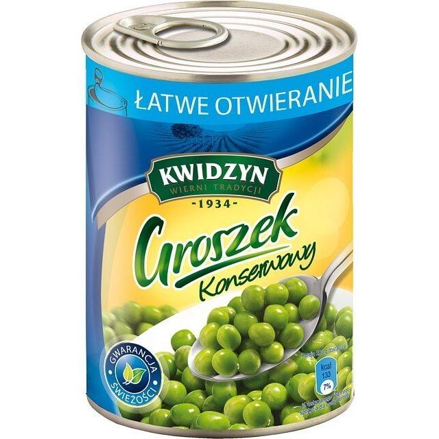 Горошек зеленый Kwidzyn консервированный