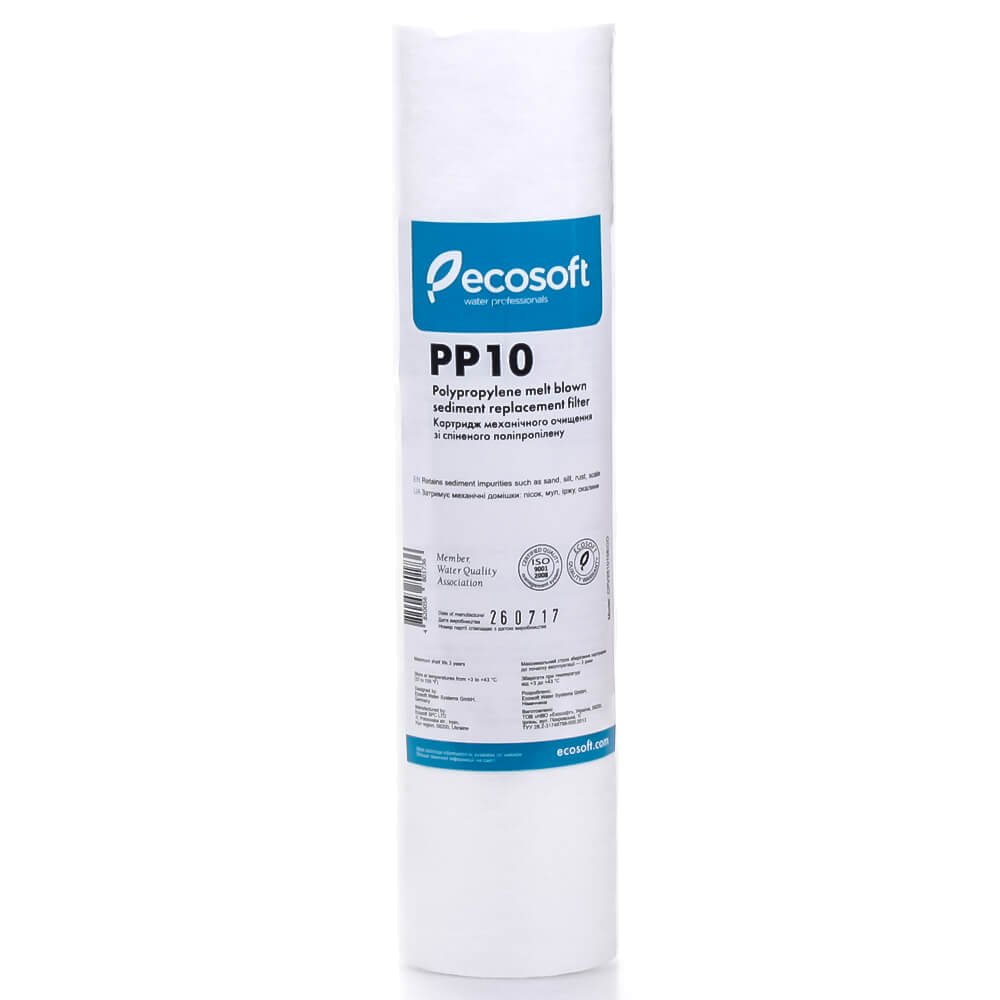 Картридж Ecosoft полипропилен 2,5"х10" 10мкм