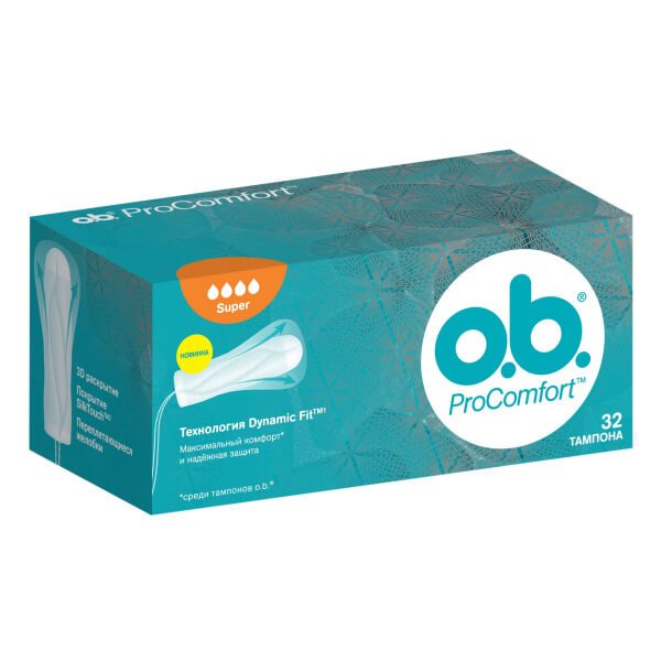 Тампоны O.b. ProComfort Super SilkTouch