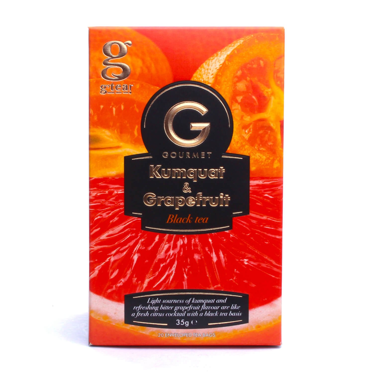 Чай черный G`tea! Gourmet кумкват-грейпфрут