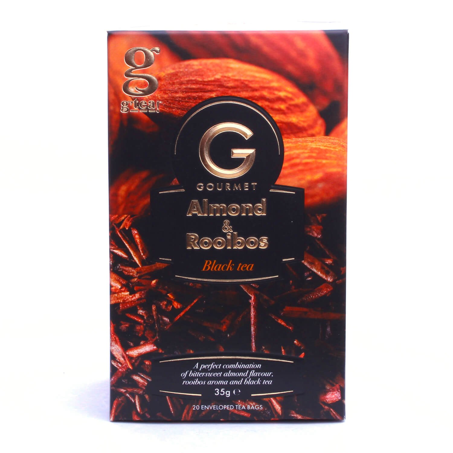 Чай черный G`tea! Gourmet миндаль-ройбуш