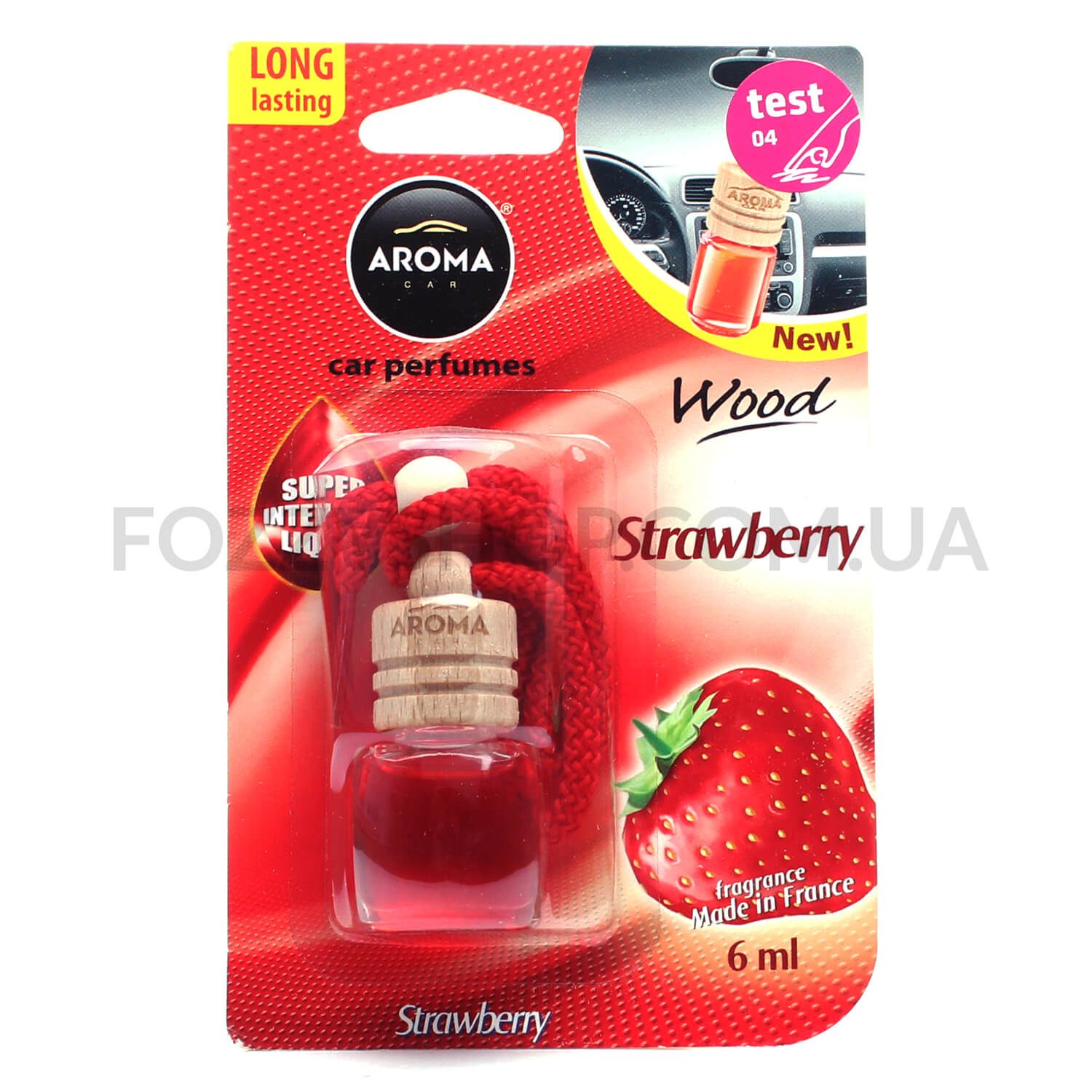 Ароматизатор Aroma Car Wood клубника