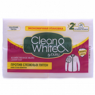 Мыло хозяйственное Duru Clean&White против пятен