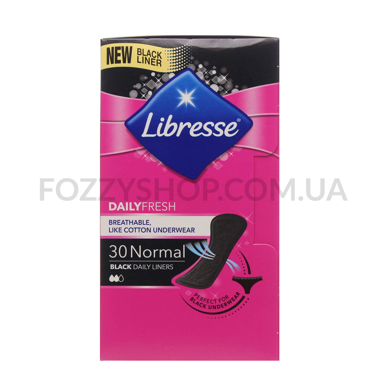 Прокладки ежедн Libresse Daily Fresh Normal Black