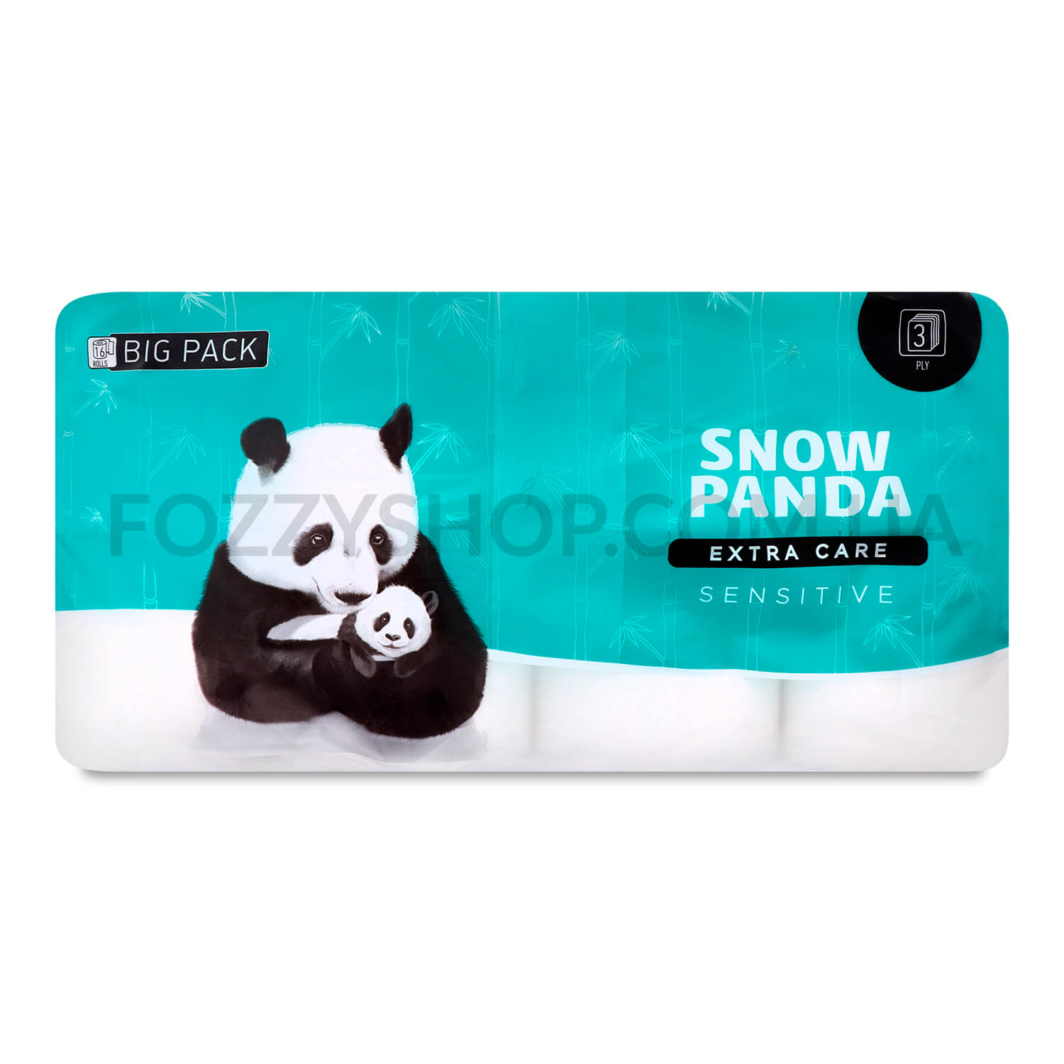 Бумага туалетная Сніжна панда Extra Care Sensitive