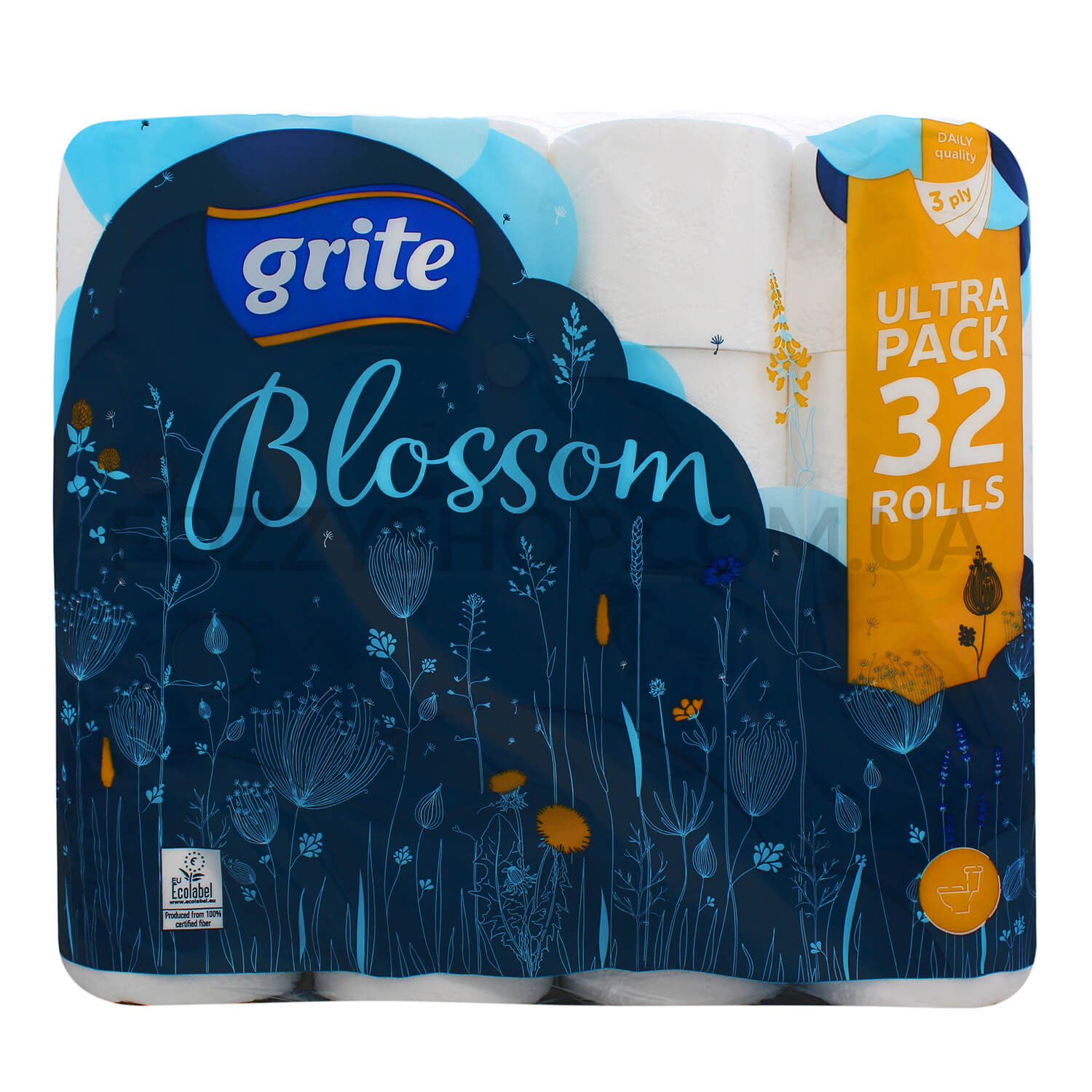 Бумага туалетная Grite Blossom