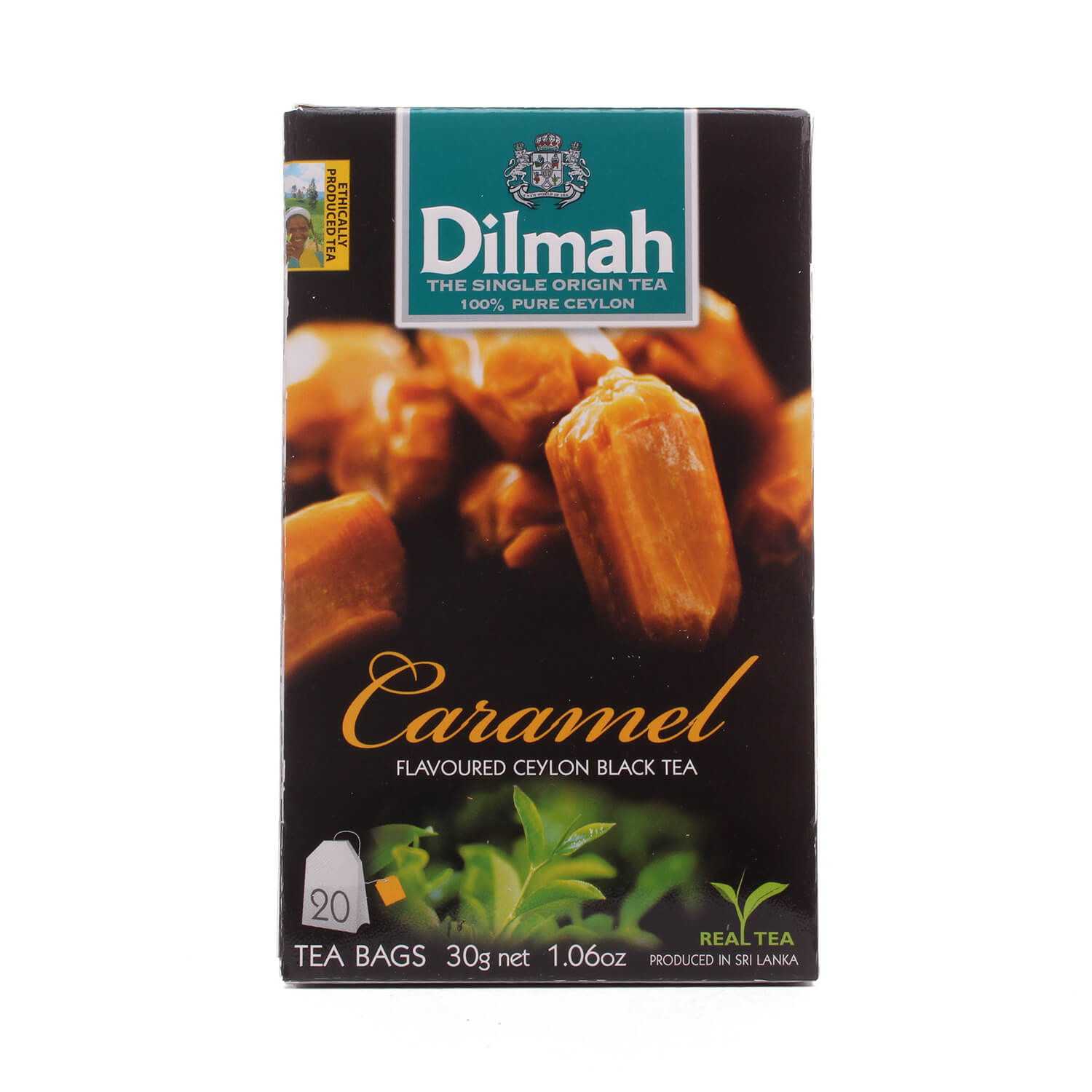 Чай черный Dilmah с ароматом карамели