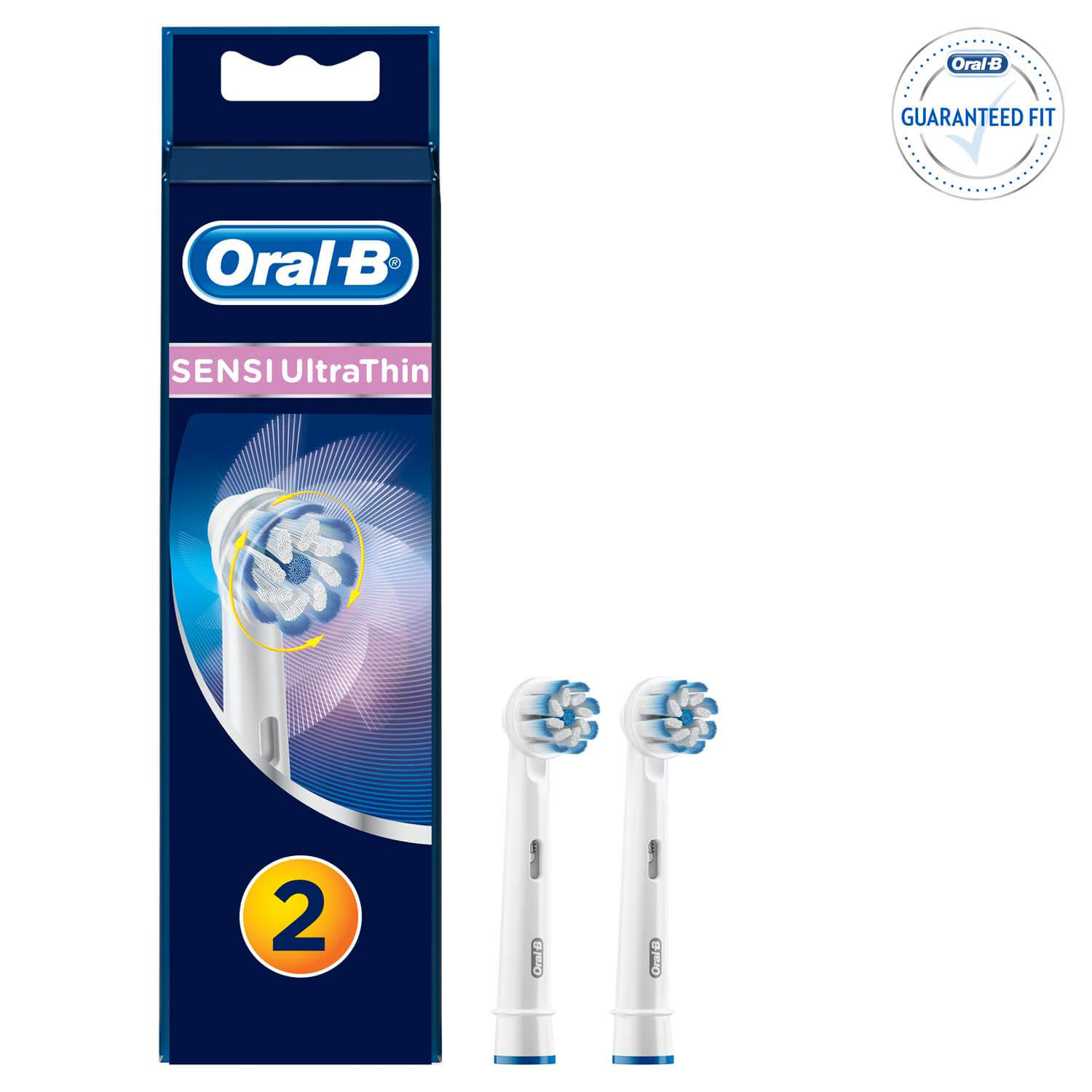 Сменные насадки для электрических зубных щеток Oral-B Sensi Ultra Thin, 2 шт.