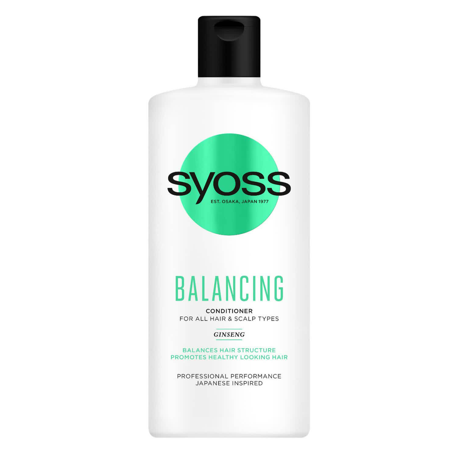 Бальзам SYOSS BALANCING с Женьшенем для всех типов волос и кожи головы 440 мл
