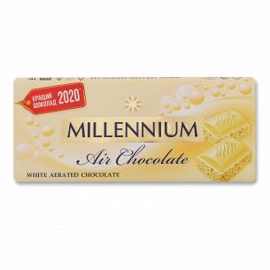 Шоколад білий Millennium пористий