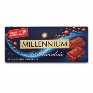 Шоколад молочний Millennium пористий