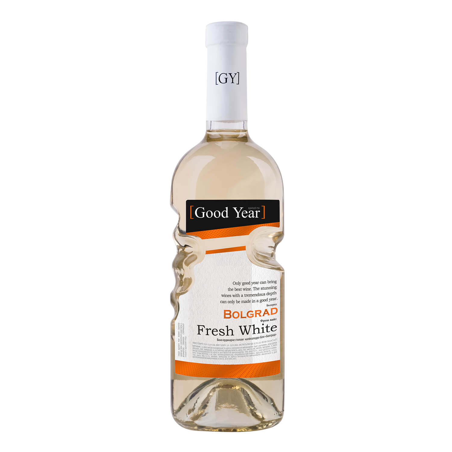 Вино Bolgrad FRESH WHITE белое полусладкое Рука