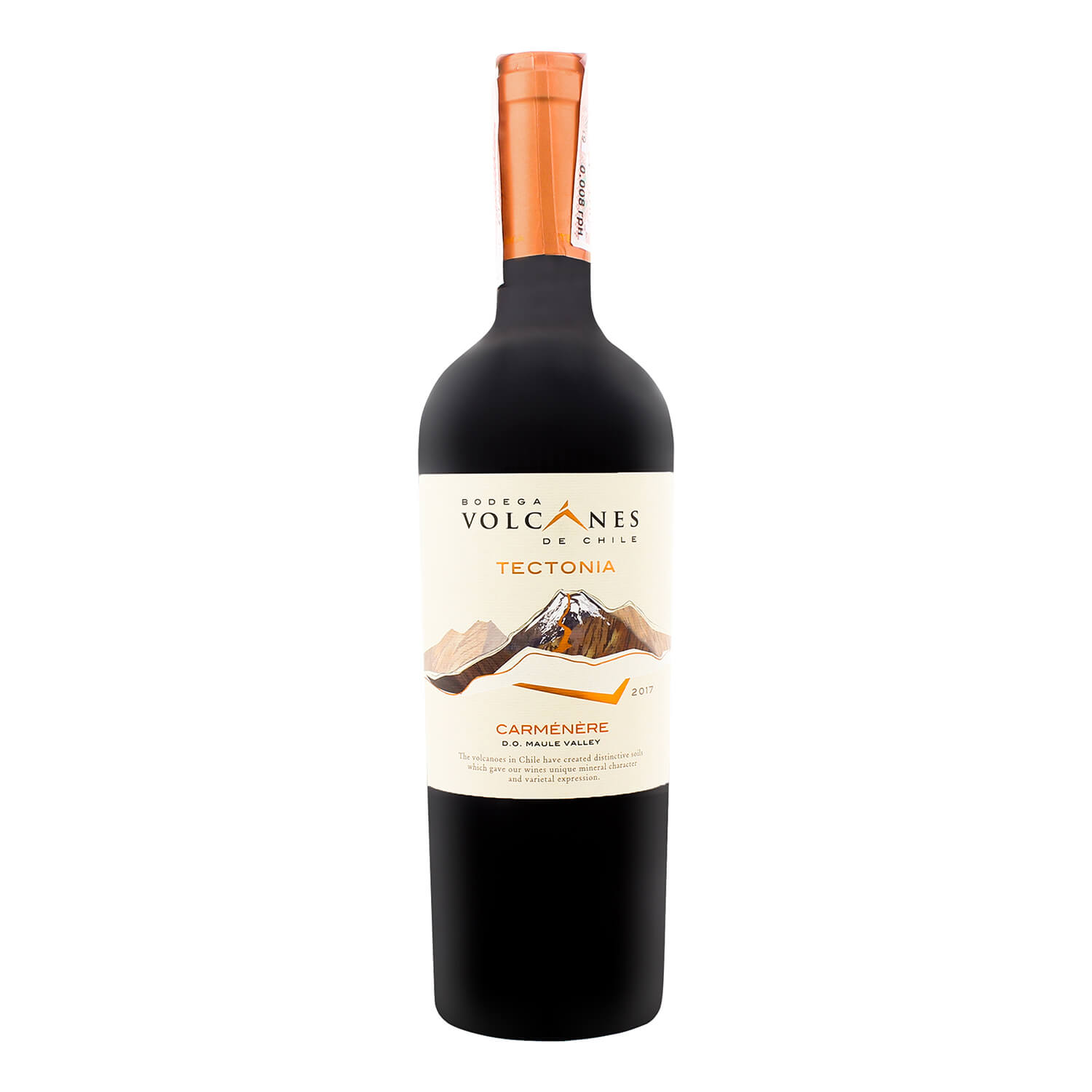 Вино Bodega Volcanes de Chile Tectonia Carmenere 2017