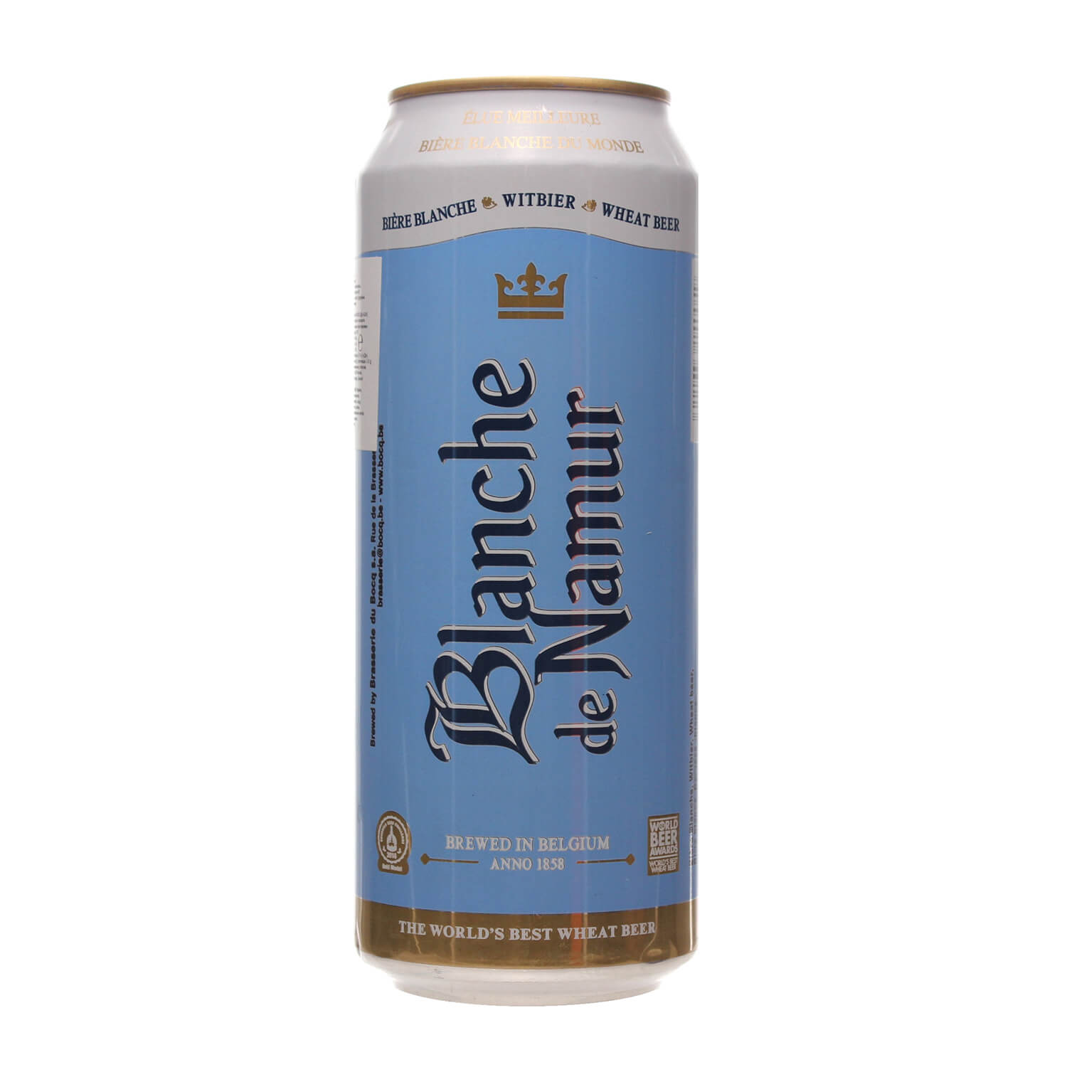 Пиво Blanche De Namur светлое нефильтрованное ж/б