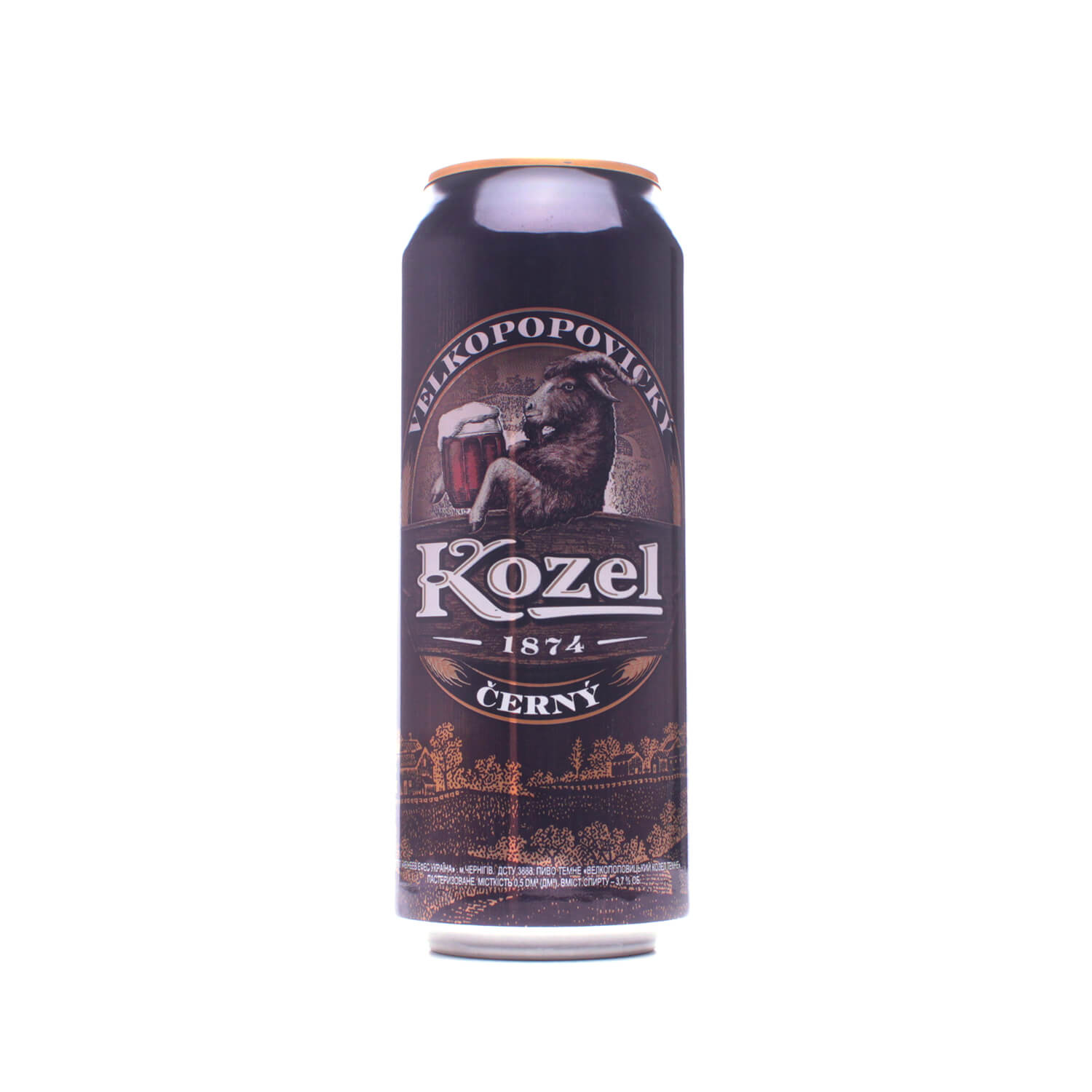 Пиво Velkopopovitsky Kozel темное ж/б