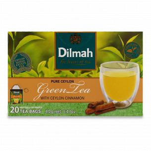 Чай зелений Dilmah з корицею