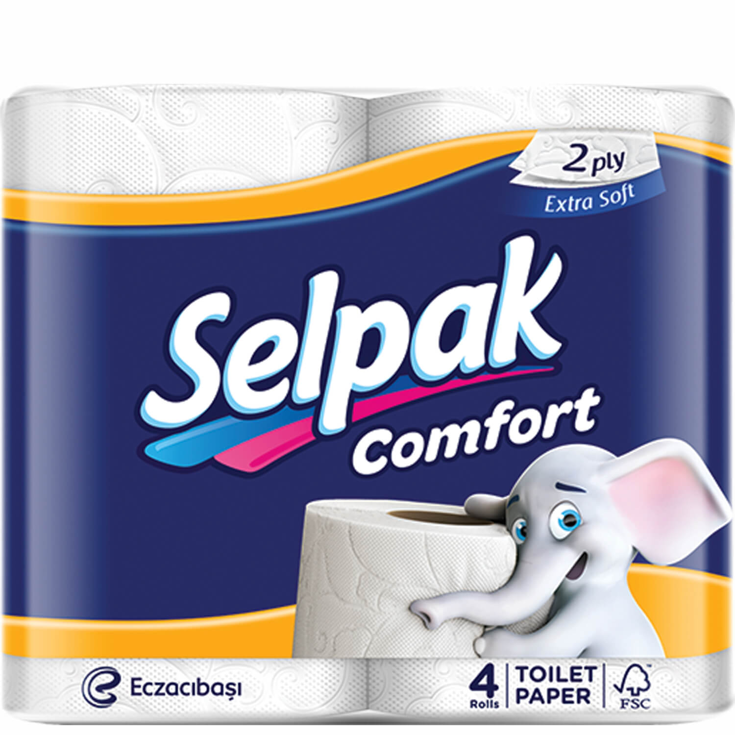 Бумага туалетная Selpak Comfort белая