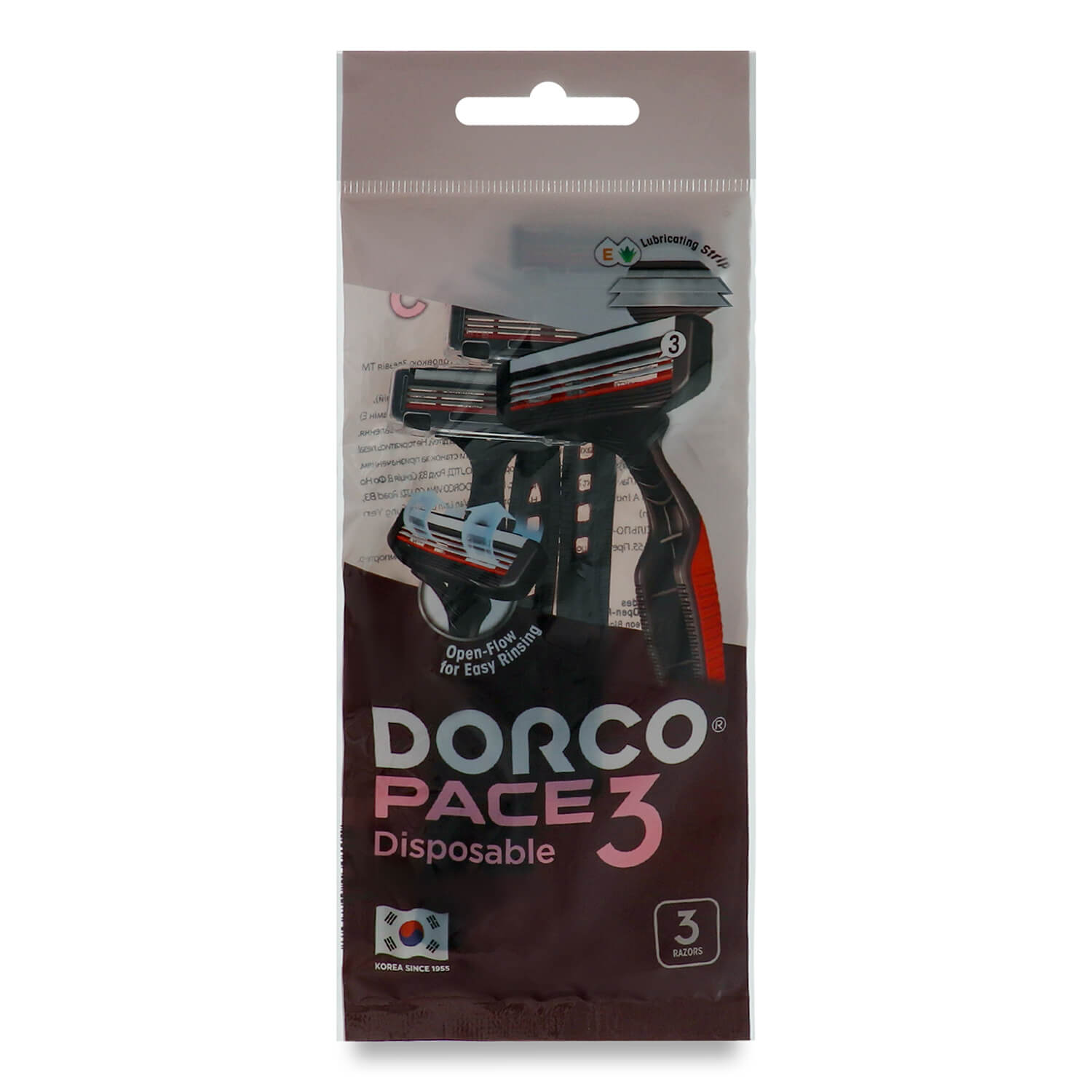 Станки для бритья мужские Dorco 3 лезвия