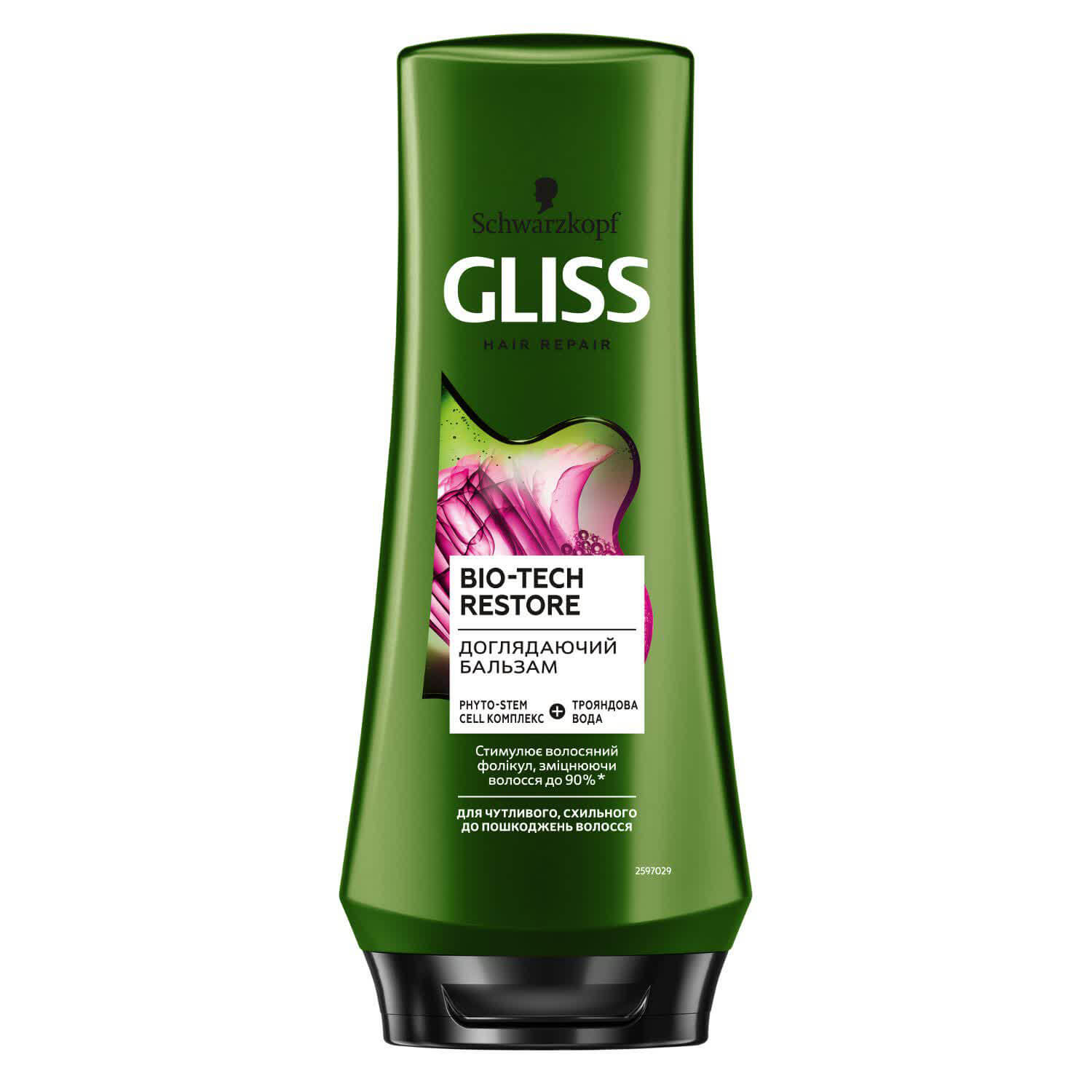 Ухаживающий бальзам GLISS Bio-Tech для чувствительных, склонных к повреждениям волос, 200 мл, 200мл (Артикул: 795620)