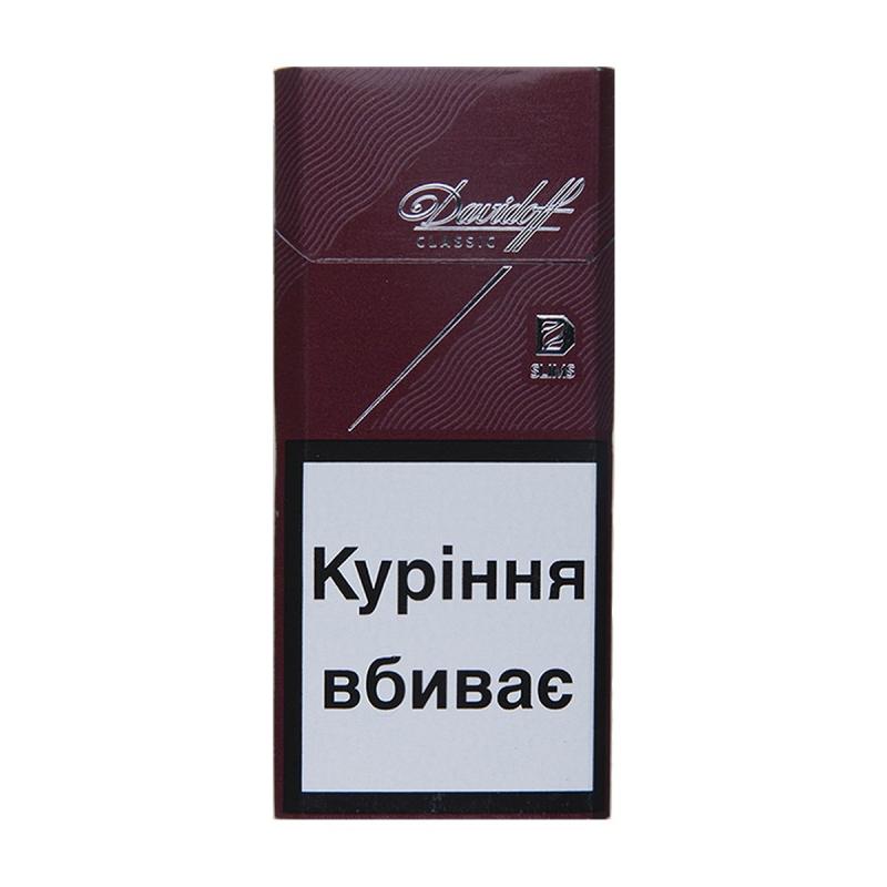 В Беларуси запретили ввоз и продажу российских сигарет Davidoff Classic