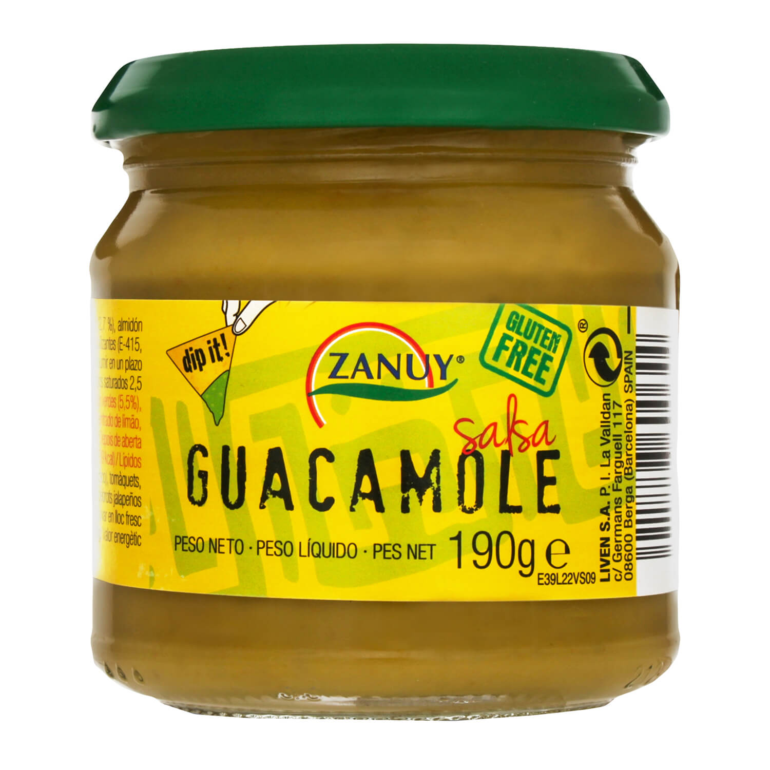Соус Zanuy Guacamole Salsa з авокадо