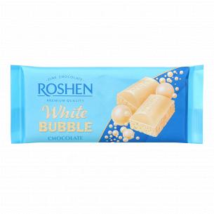Шоколад білий Roshen пористий