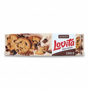 Печенье Roshen Lovita Classic Cookies с кусочками глазури