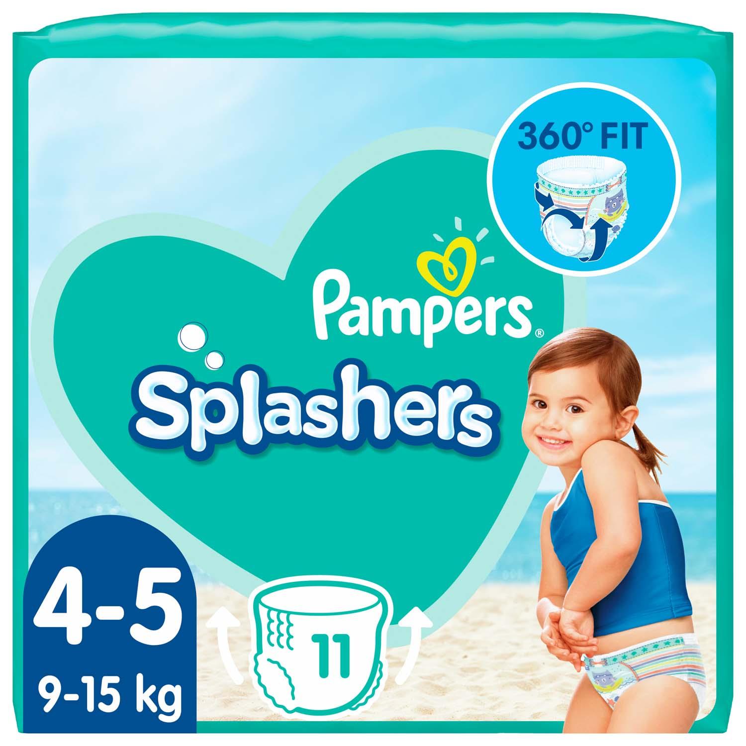 Трусики для плавания Pampers Splashers Размер 4-5 (9-15 кг), 11 шт