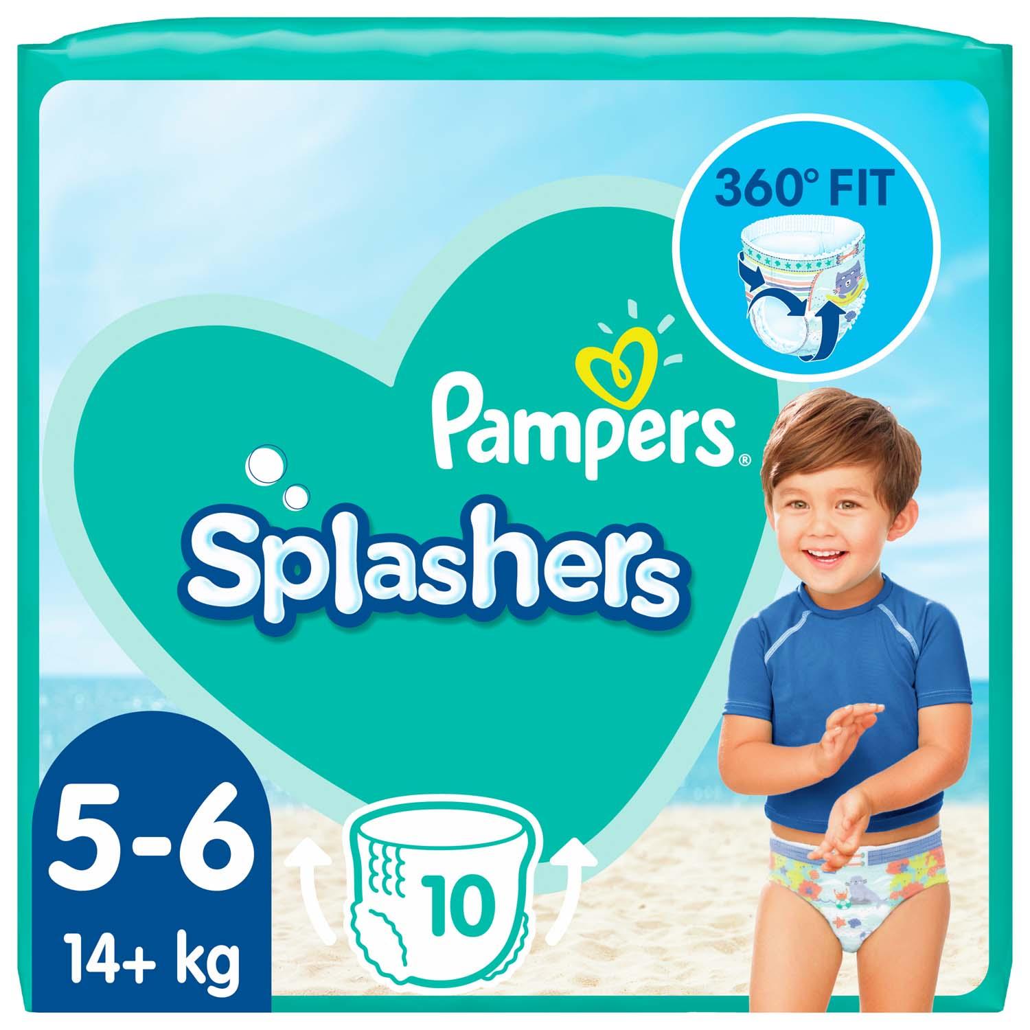 Трусики для плавания Pampers Splashers Размер 5-6 (12-17 кг), 10 шт
