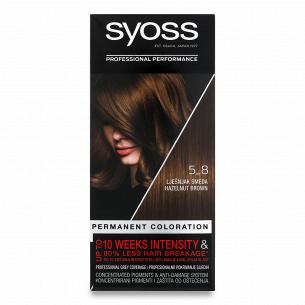 Фарба для волосся Syoss Base Line 5-8 Горіховий світлий каштан