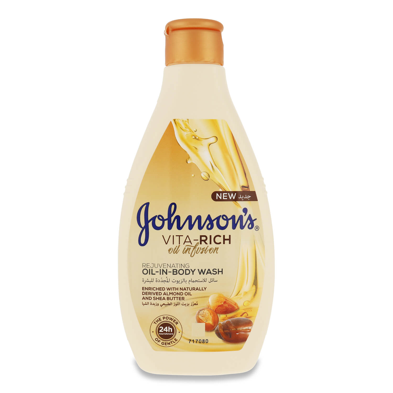 Гель для душа Johnson`s Vita-Rich Питательный с маслами миндаля и ши