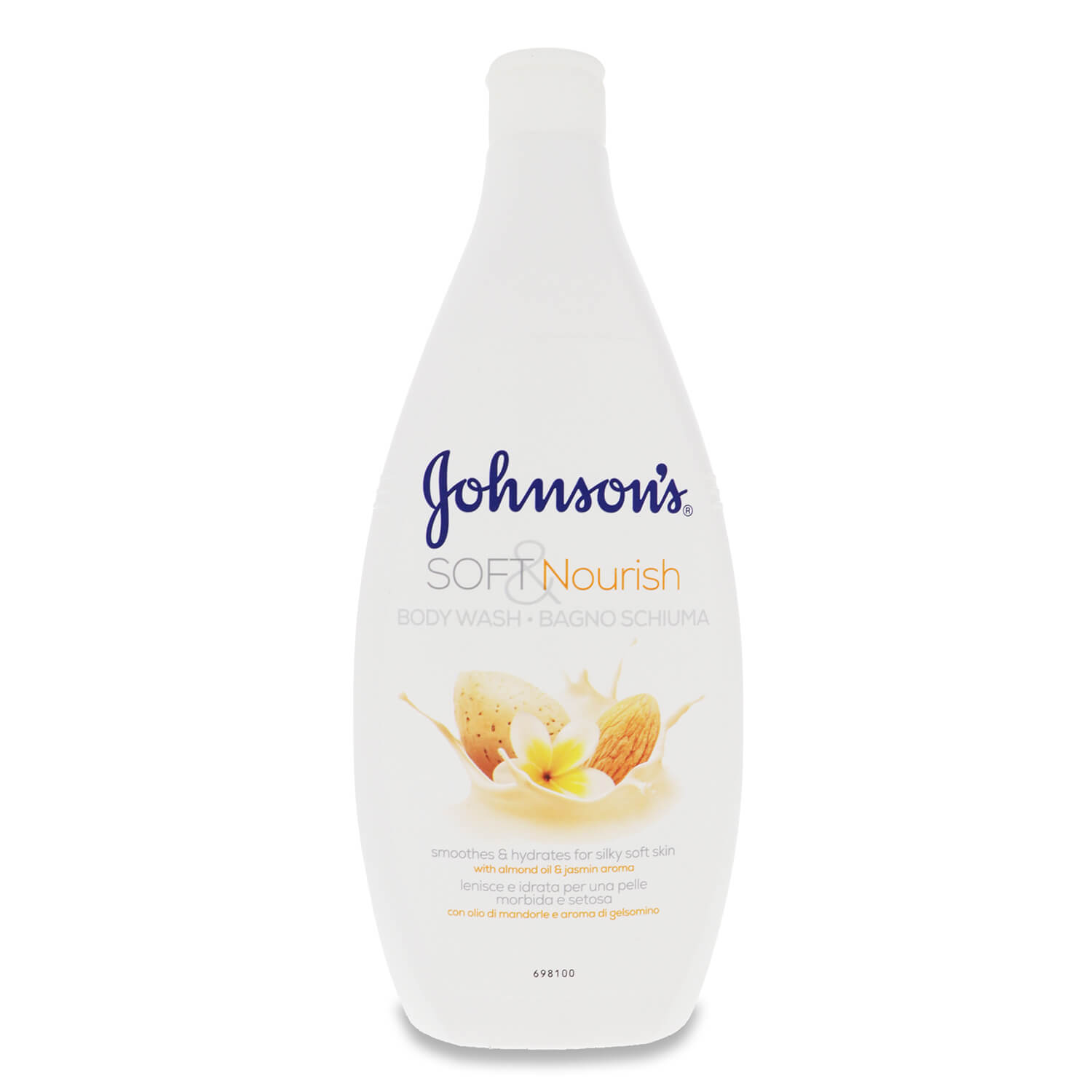 Гель для душа Johnson`s Смягчающий и питательный с маслом миндаля и ароматом жасмина