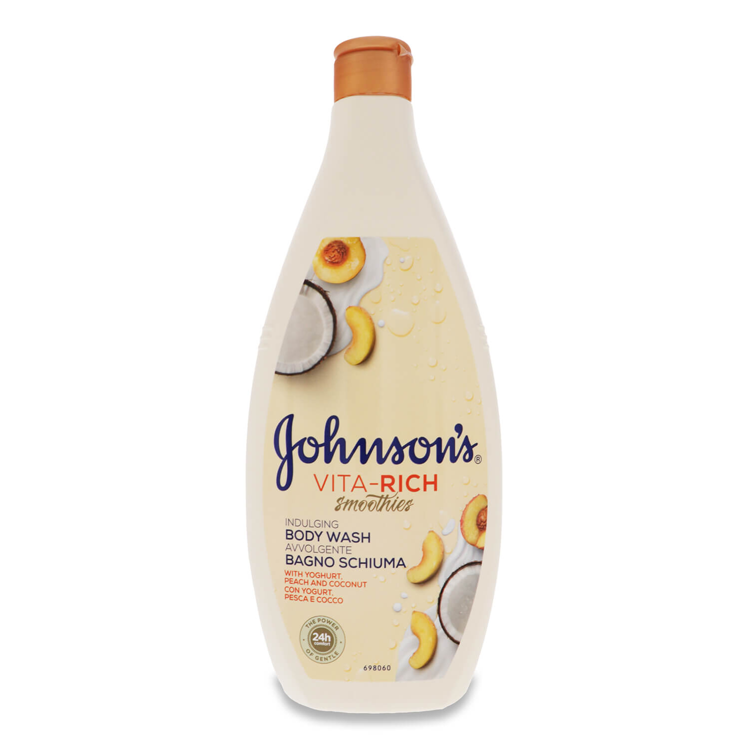 Гель для душа Johnson`s Vita-Rich Смузи с йогуртом, кокосом и экстрактом персика