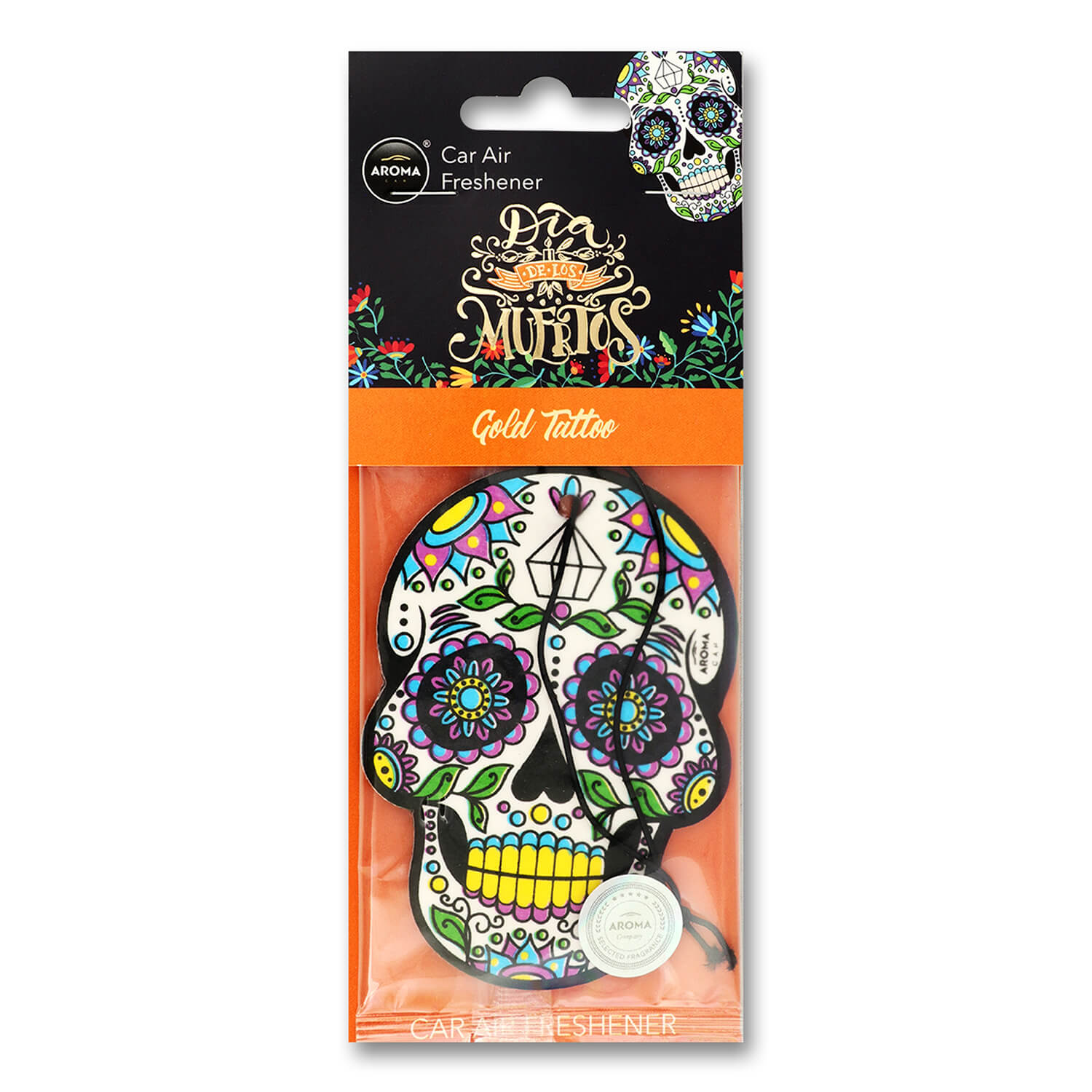 Ароматизатор Aroma Car Dia De Los Muertos Gold Twilight