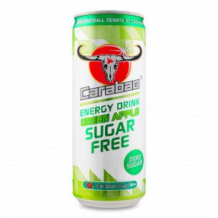 Напій енергетичний Carabao Green Apple Sugar Free безалкогольний