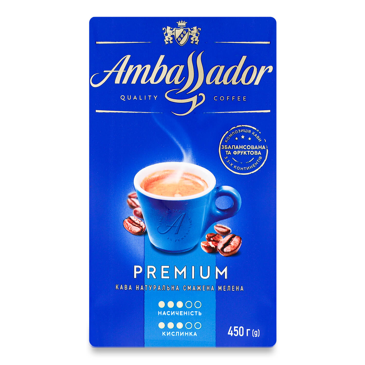 Кофе молотый Ambassador Premium