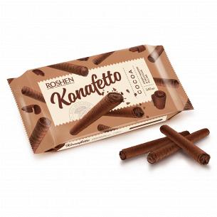 Трубочки Roshen Konafetto вафельные с начинкой крем-какао