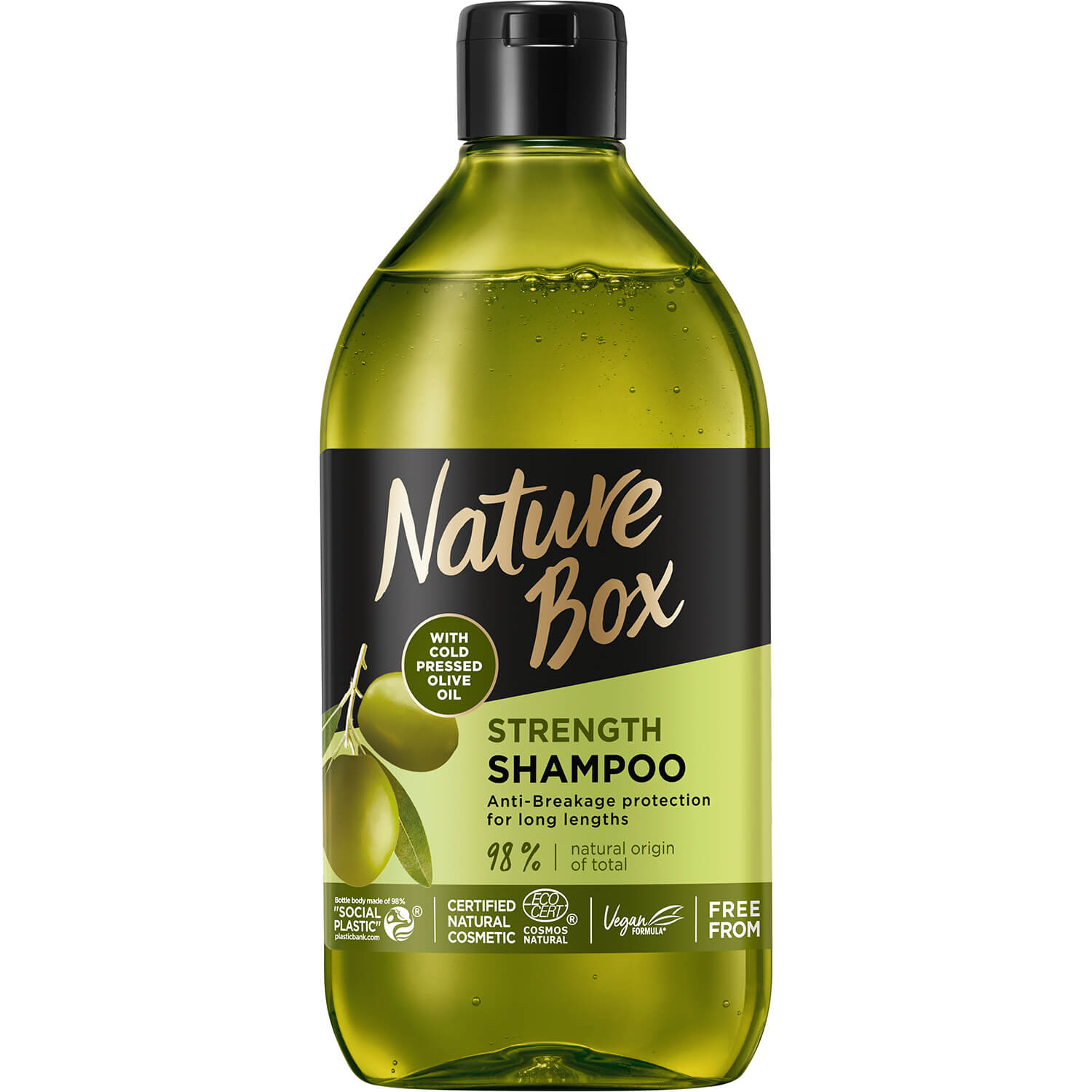 Шампунь Nature Box Strength Olive Oil