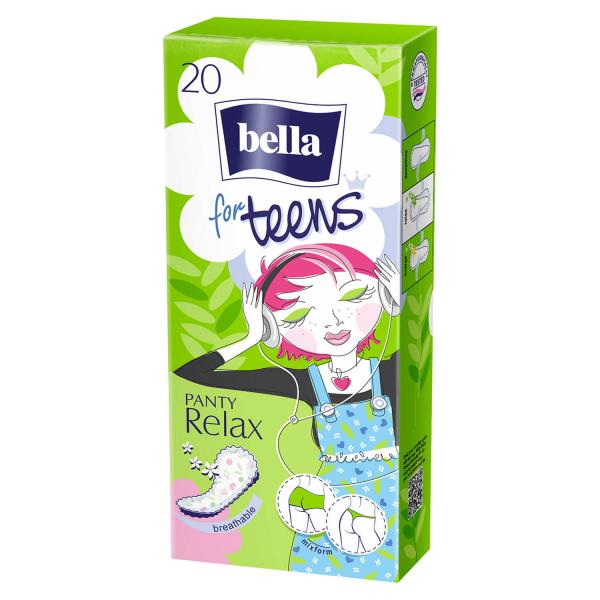 Прокладки гигиенические ежедневные Bella For Teens Relax Green Tea Deo