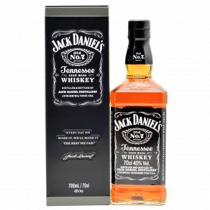 Виски Jack Daniel`s Bourbon в металлической коробке
