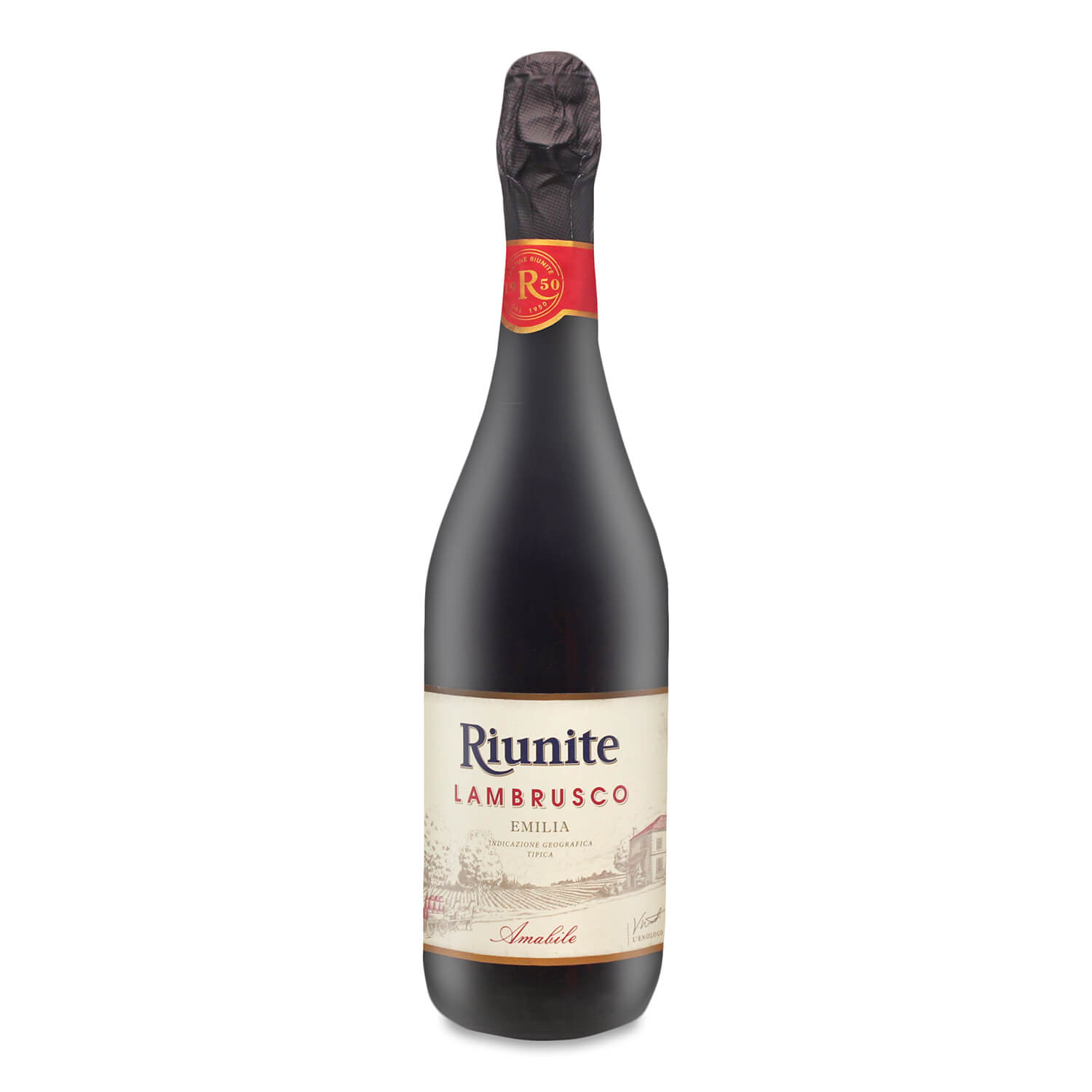 Вино игристое Riunite Lambrusco Rosso Emilia IGT