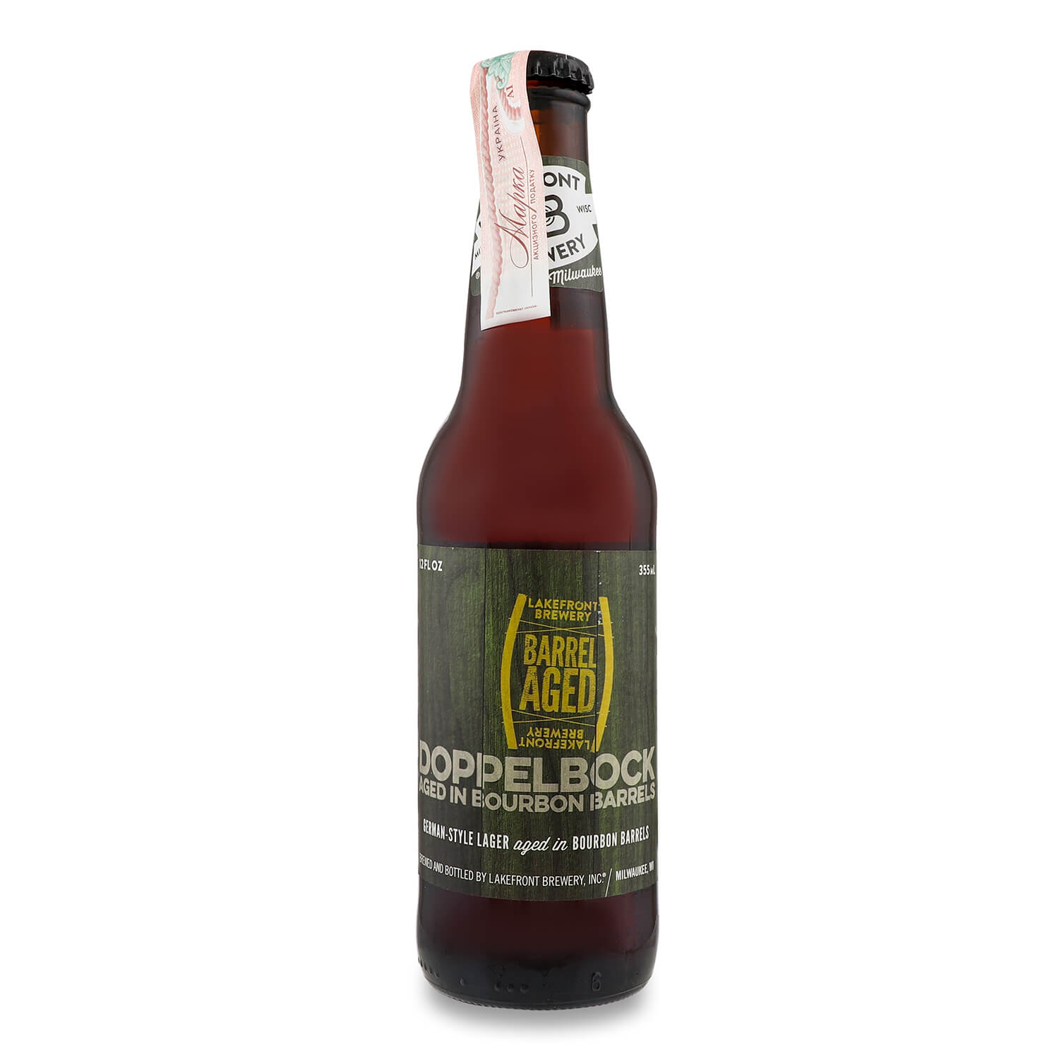 Пиво Lakefront Doppelbock янтарное