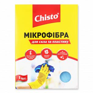 Салфетка для стекла и пластика Chisto микрофибра