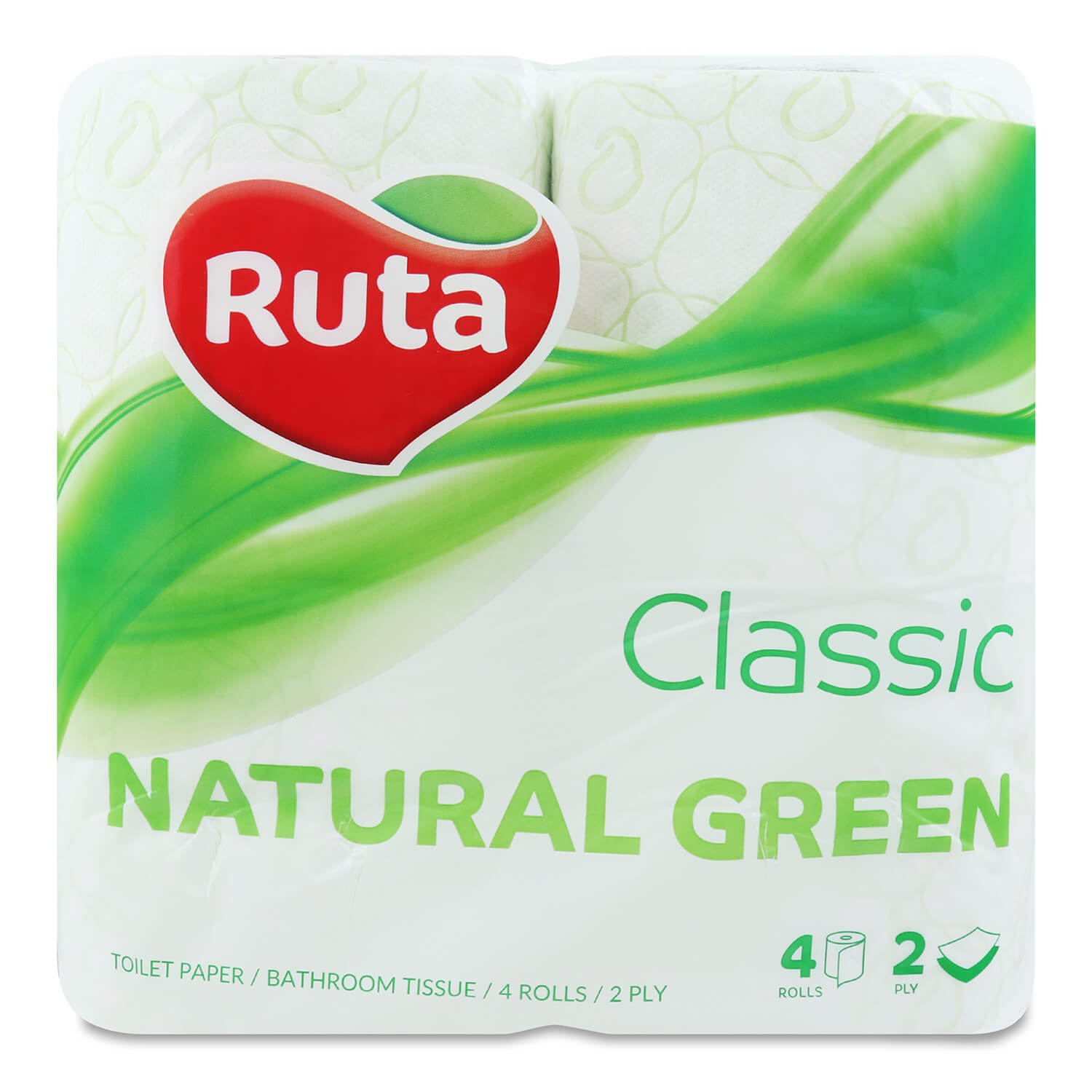 Бумага туалетная Ruta Classic зеленый