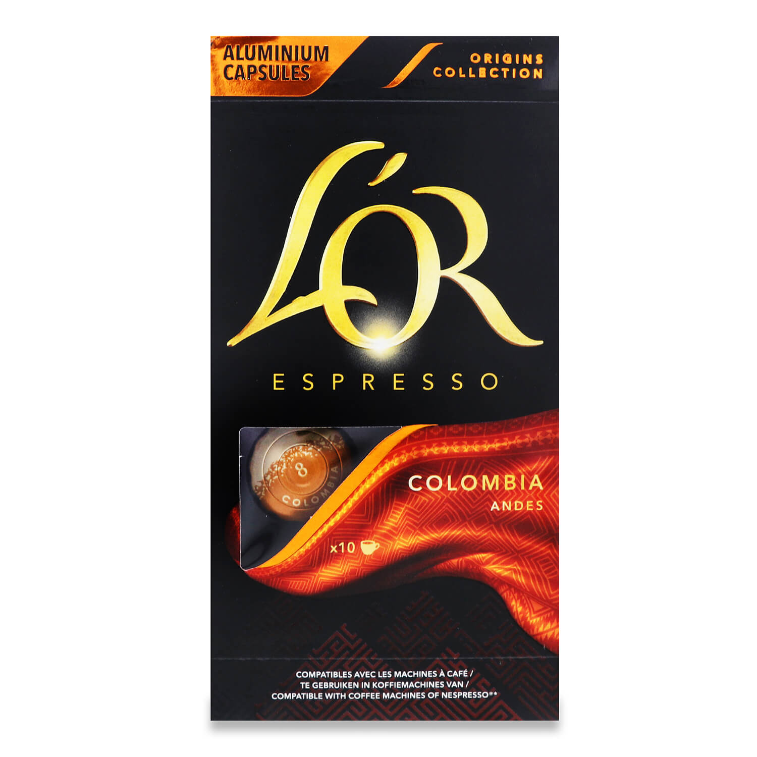 Кофе молотый L`OR Espresso Colombia в капсулах