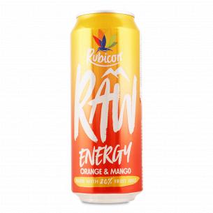Напиток энергетический Rubicon RAW Energy Orange Mango ж/б