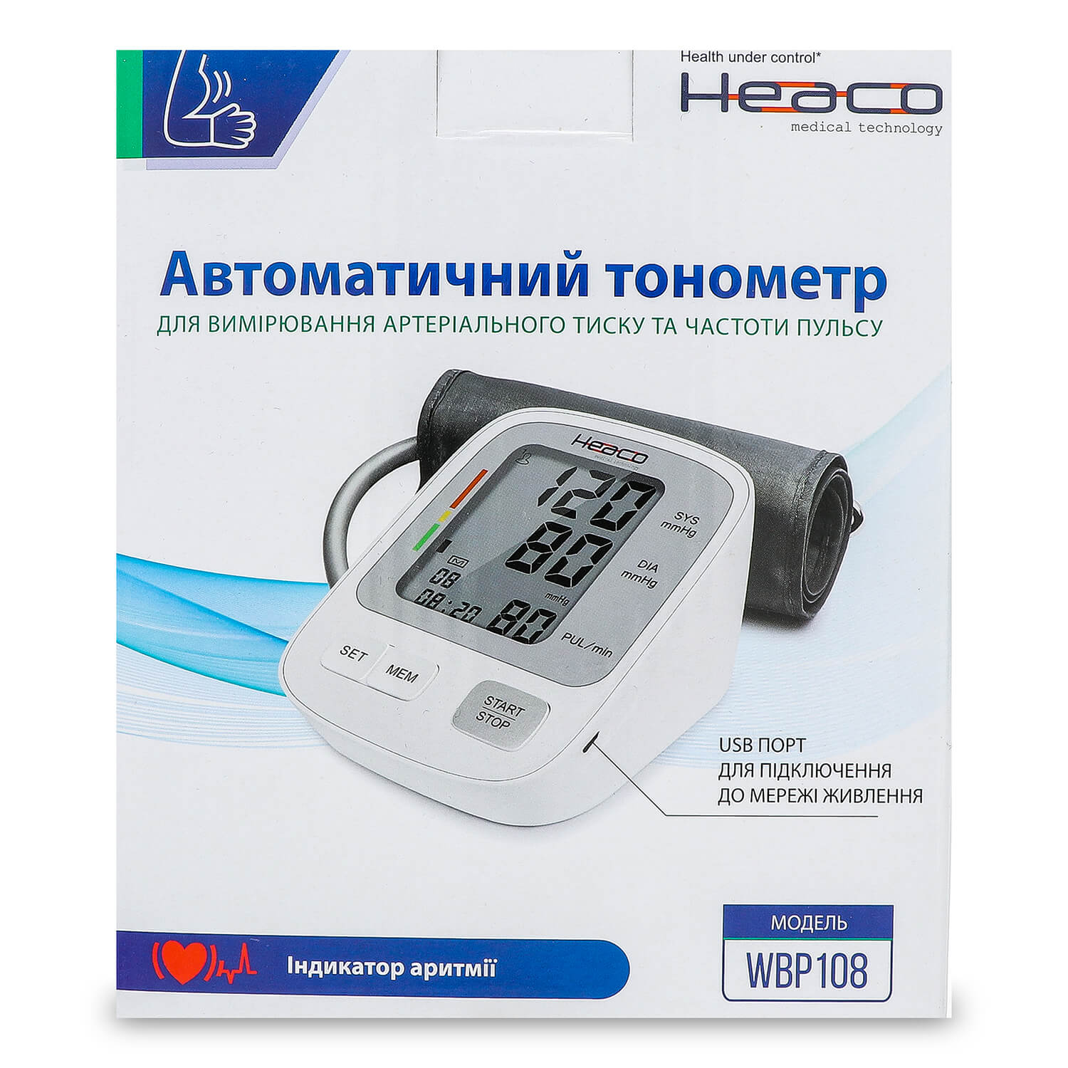 Тонометр Heaco автоматический WBP108
