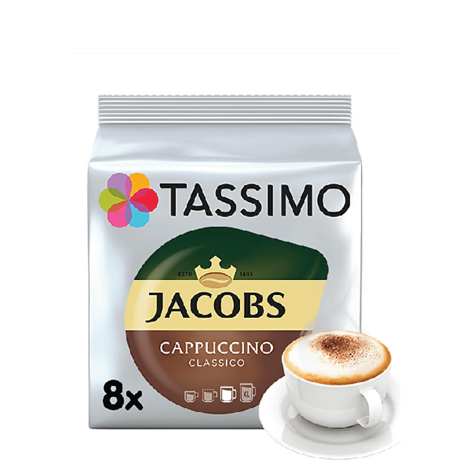 Кофе Jacobs Tassimo Monarch Капучино